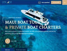 Tablet Screenshot of mauiboattrips.com